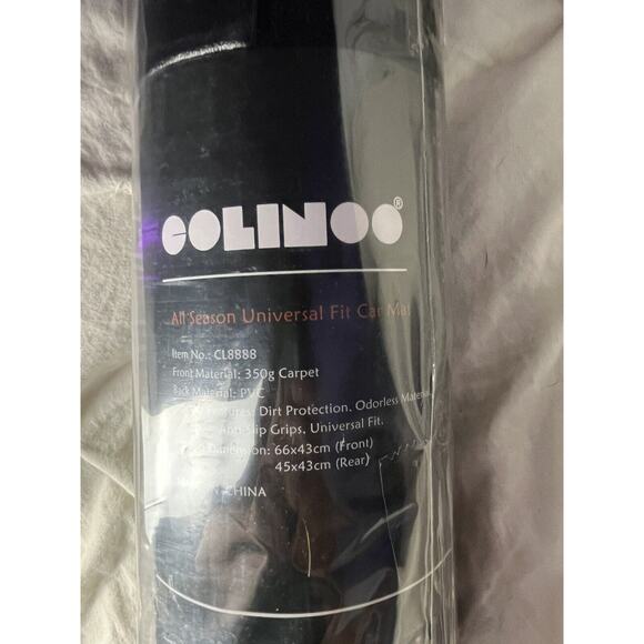 Colinoo CL888-BK Graphic Car Interior Mats Brand New - Picture 10 of 12